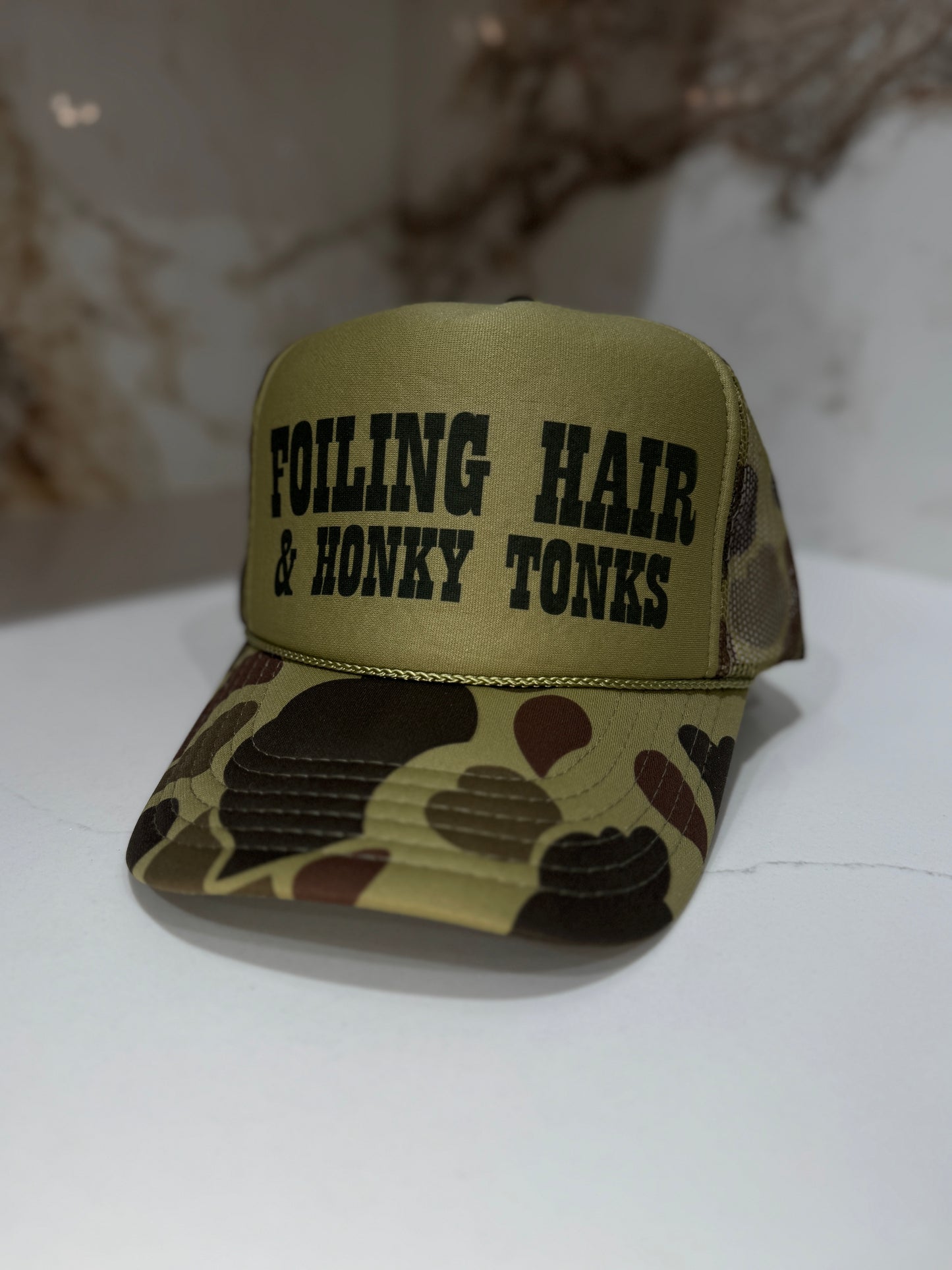 Foiling Hair and Honky Tonks - Light Camo