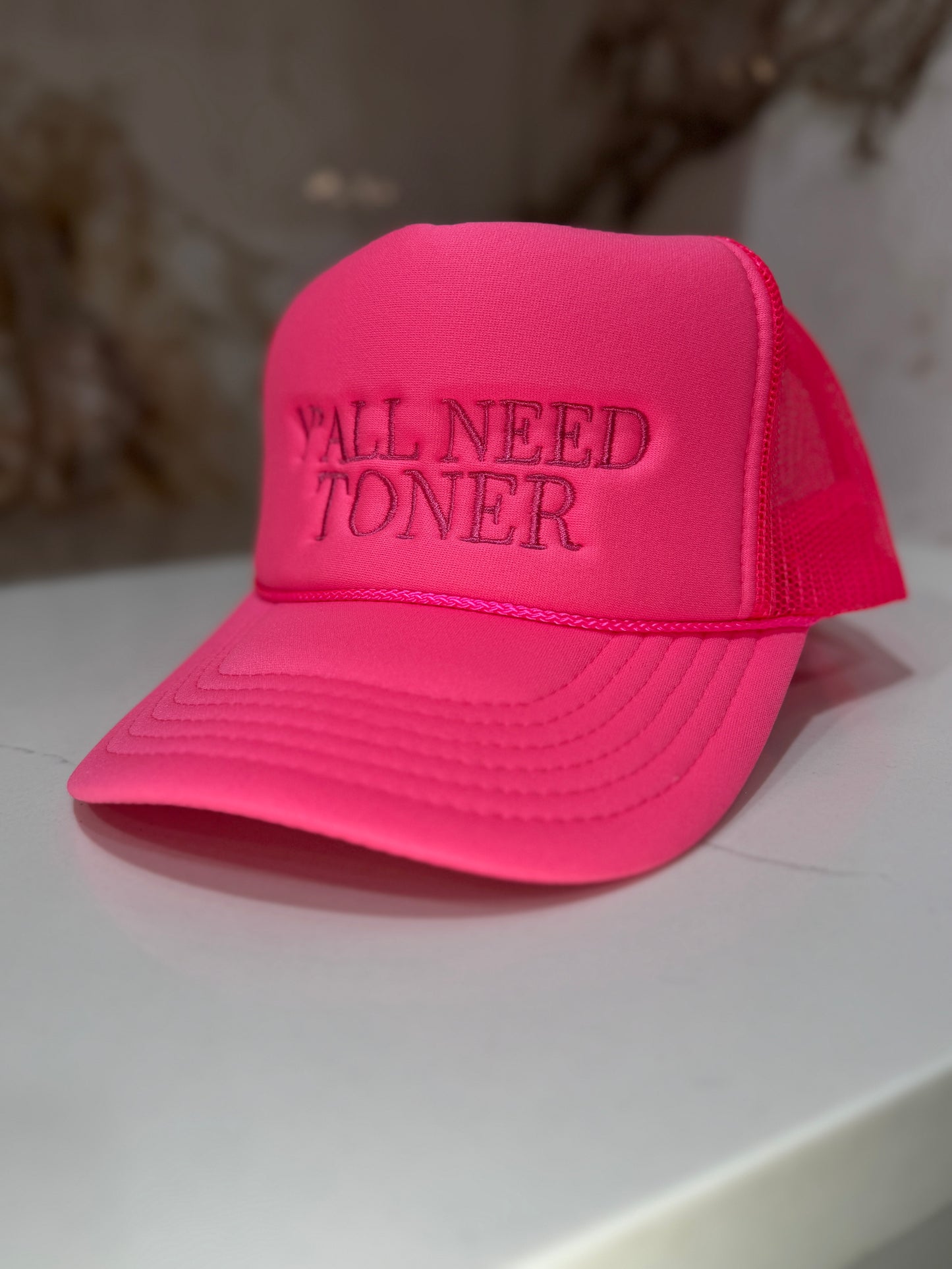 Yall Need Toner Hat - Pink