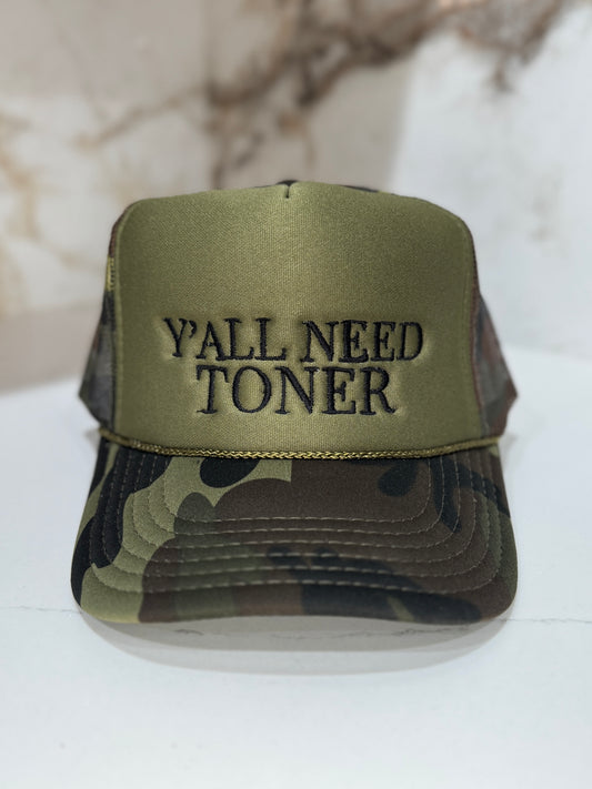 Yall Need Toner Hat - Dark Camo